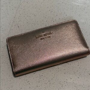 Kate Spade Rose Gold Wallet